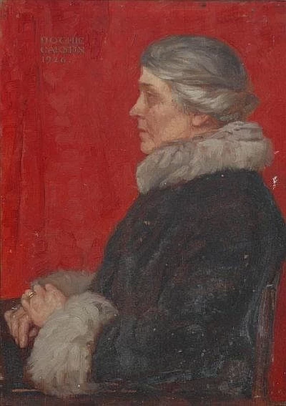 Ritratto di Dochie Garstin, moglie dell'artista